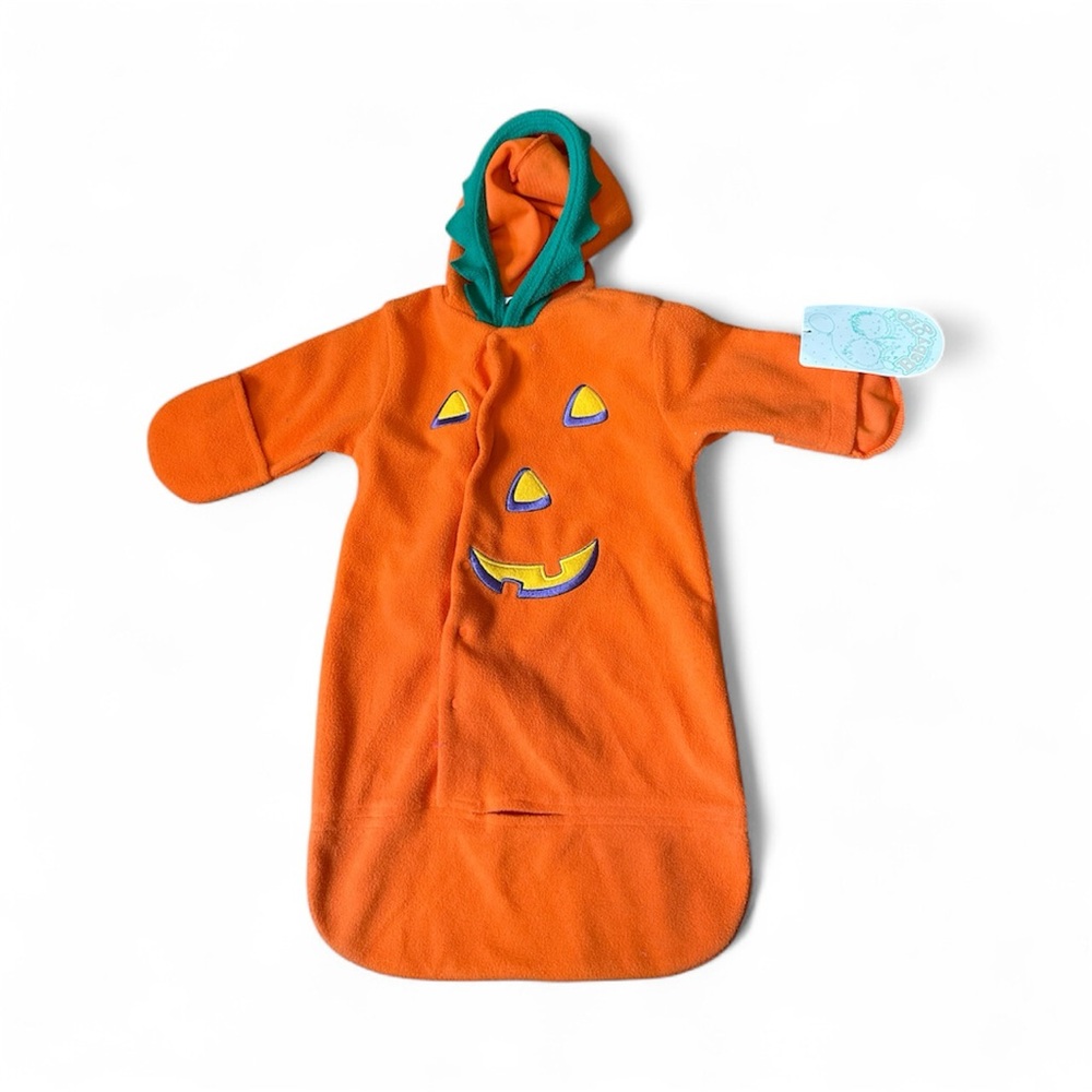 Babygro NWT Vintage Pumpkin Costume‎ Halloween Size 0-3 Months Retro Bunting